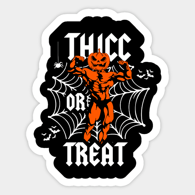 Thic or Treat Sticker by ZenFit